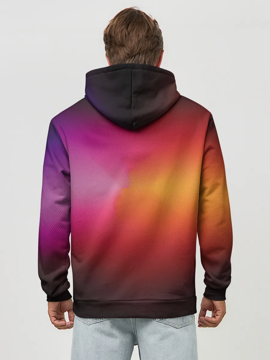 Худи мужской база хлопок / Прозрачный Чаризард