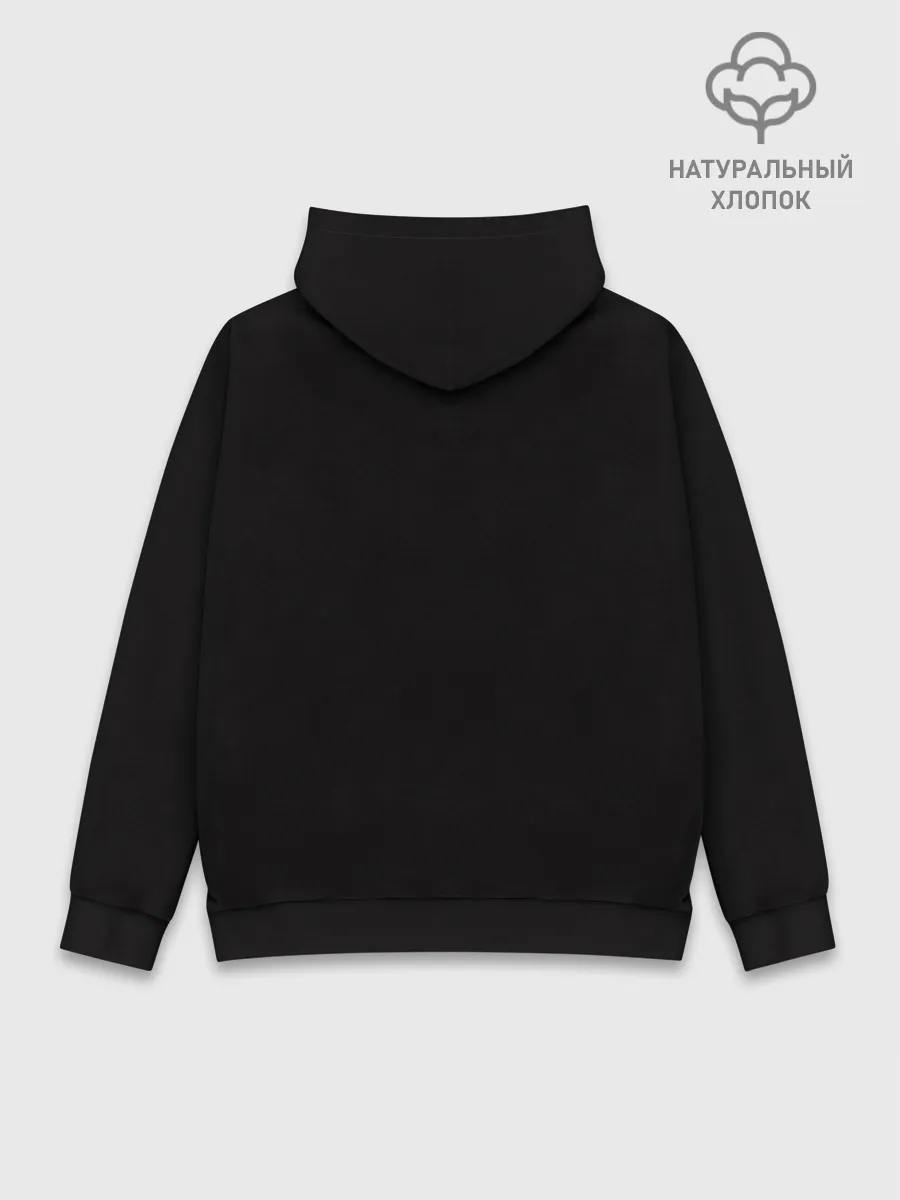 Худи мужской база хлопок / Ride black