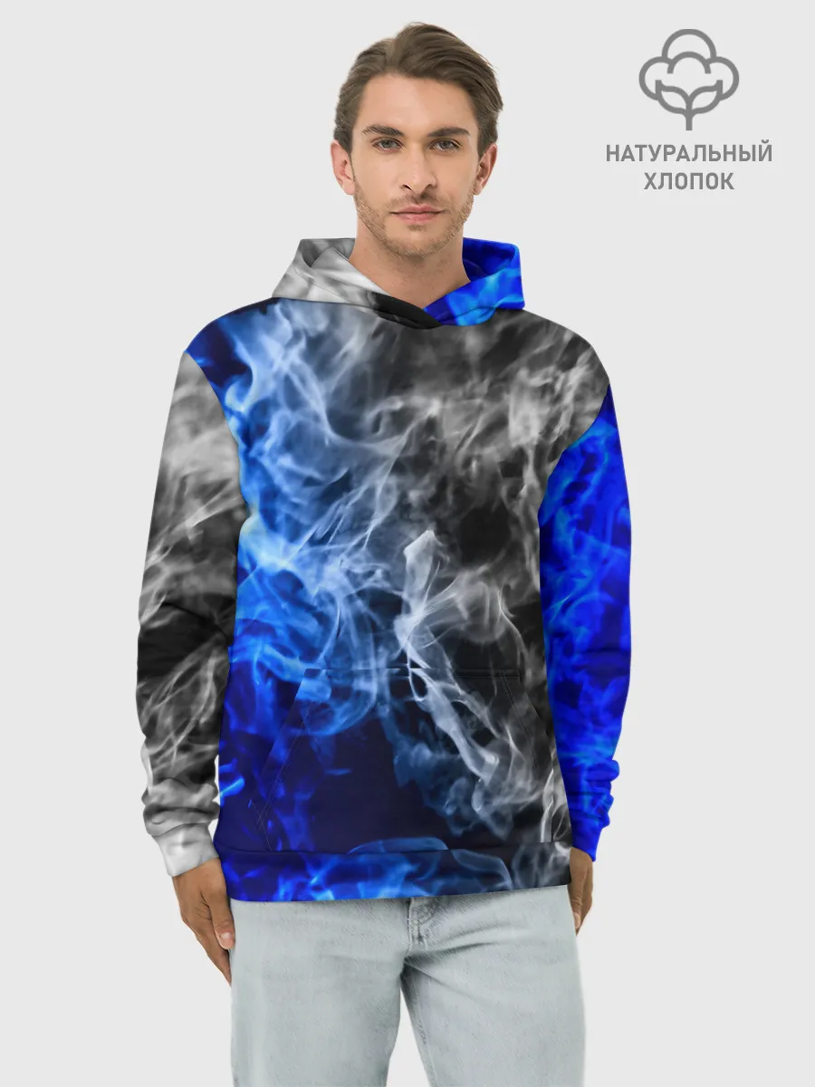 Худи мужской база хлопок / БИТВА ОГНЕЙ