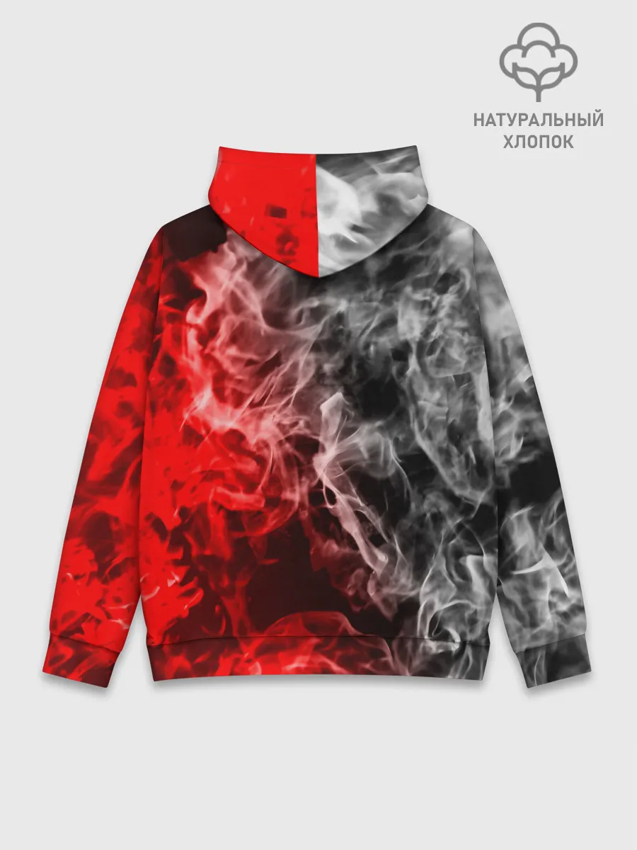 Худи мужской база хлопок / БИТВА ОГНЕЙ