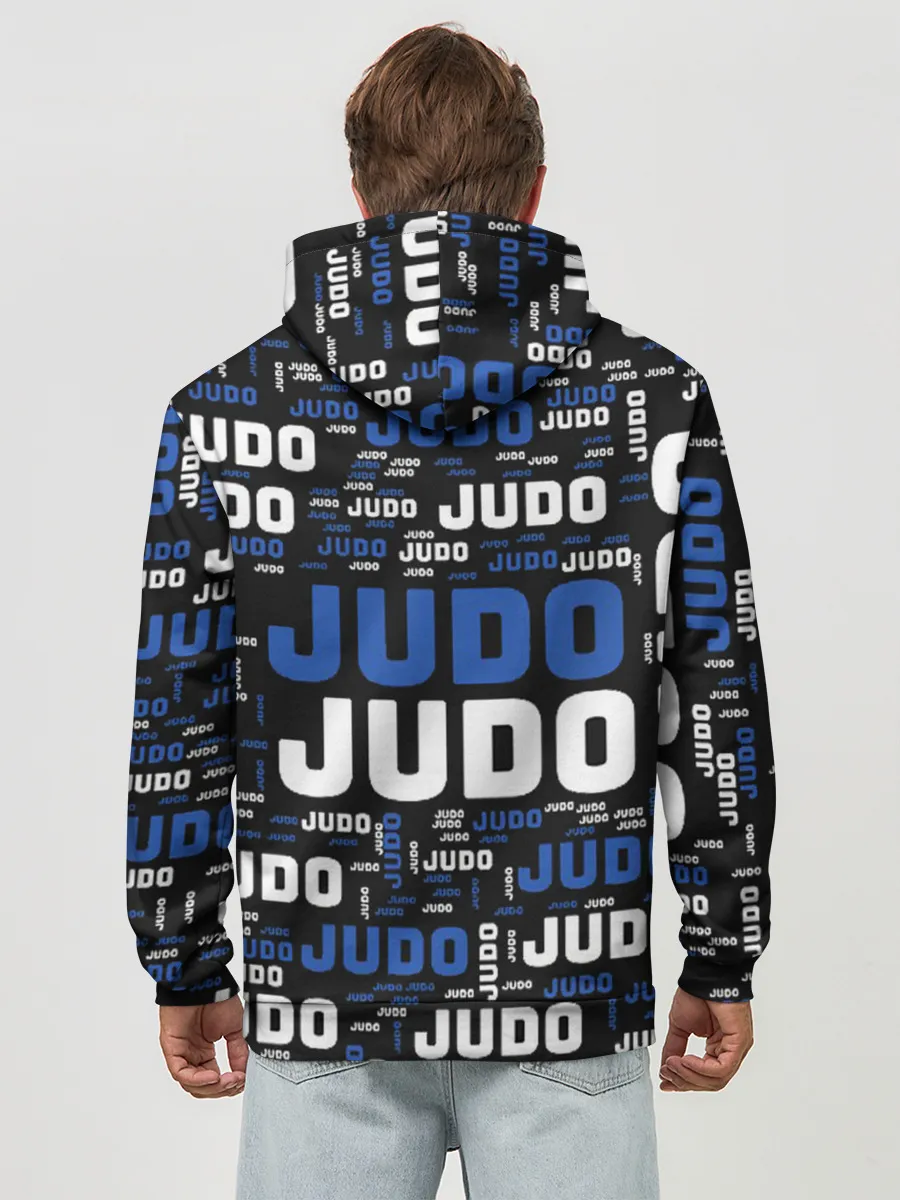 Худи мужской база хлопок / Дзюдо