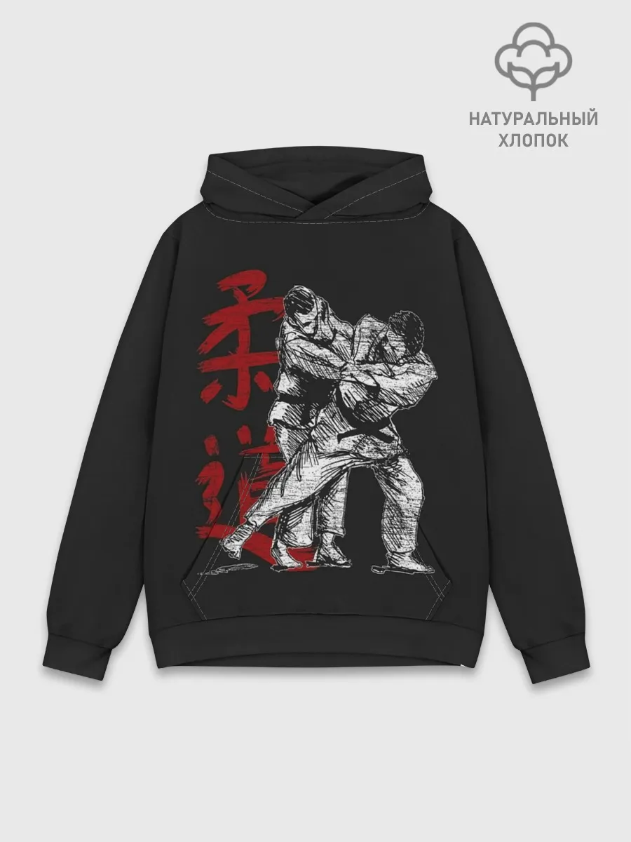 Худи мужской база хлопок / Judo