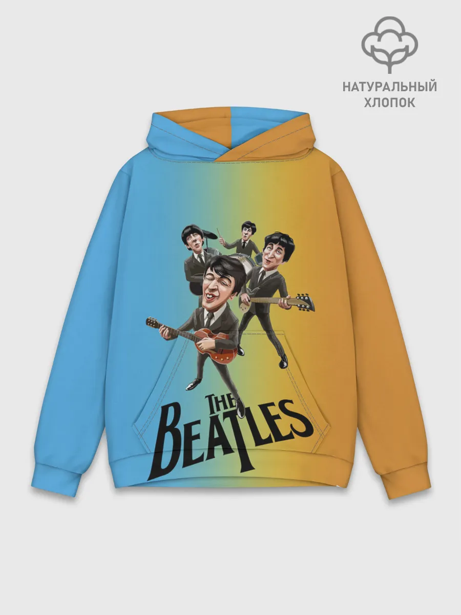 Худи мужской база хлопок / The Beatles