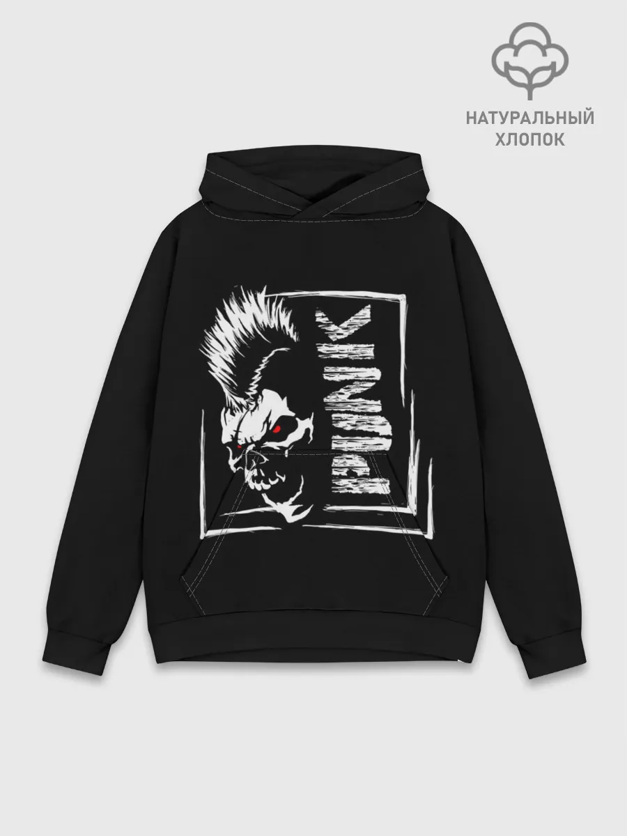 Худи мужской база хлопок / Punk