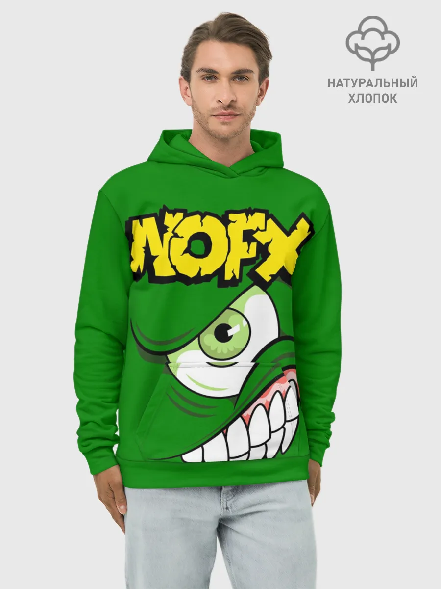 Худи мужской база хлопок / NOFX