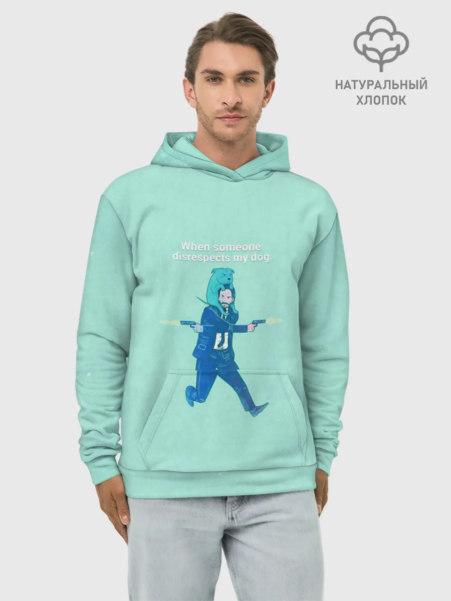 Худи мужской база хлопок / Джон Уик