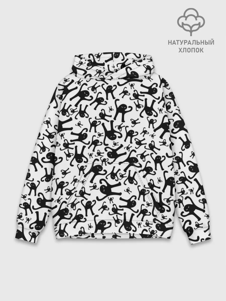 Худи мужской база хлопок / ЪУЪ СЪУКА