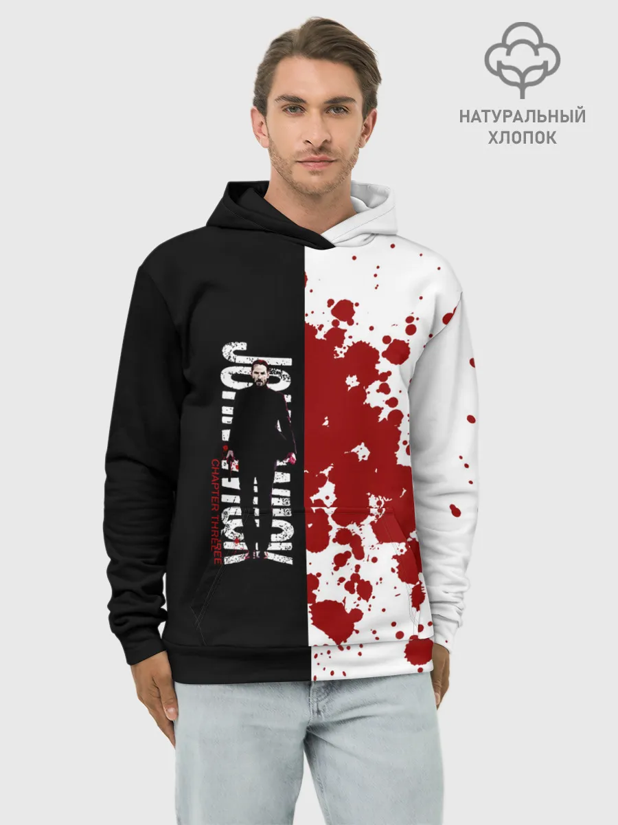 Худи мужской база хлопок / Джон Уик