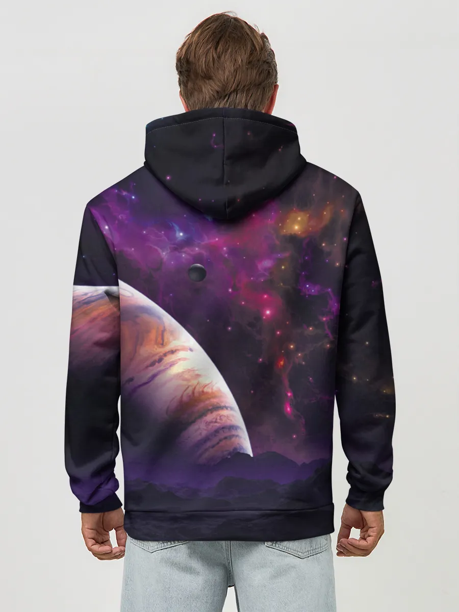 Худи мужской база хлопок / Космос