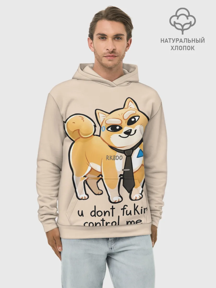 Худи мужской база хлопок / FUKIN CONTROL