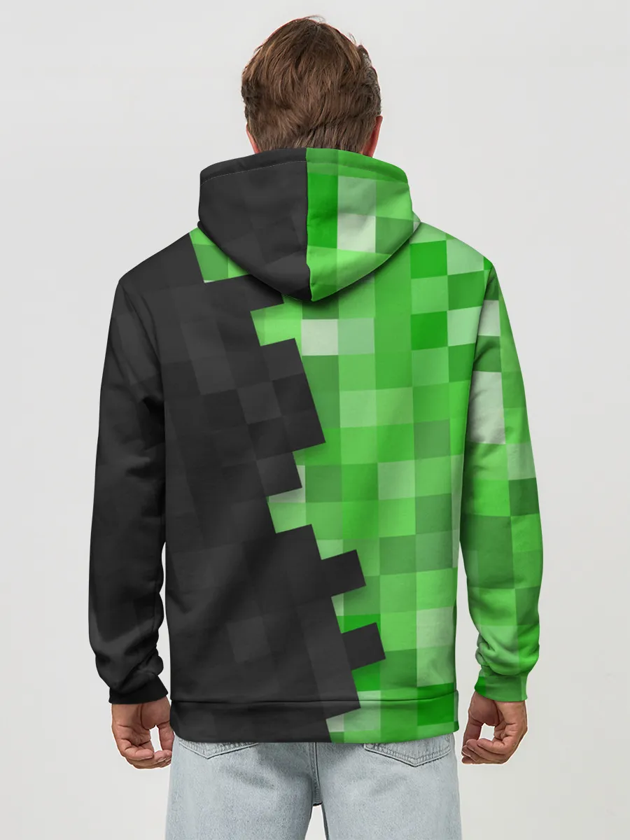 Худи мужской база хлопок / Minecraft EARTH