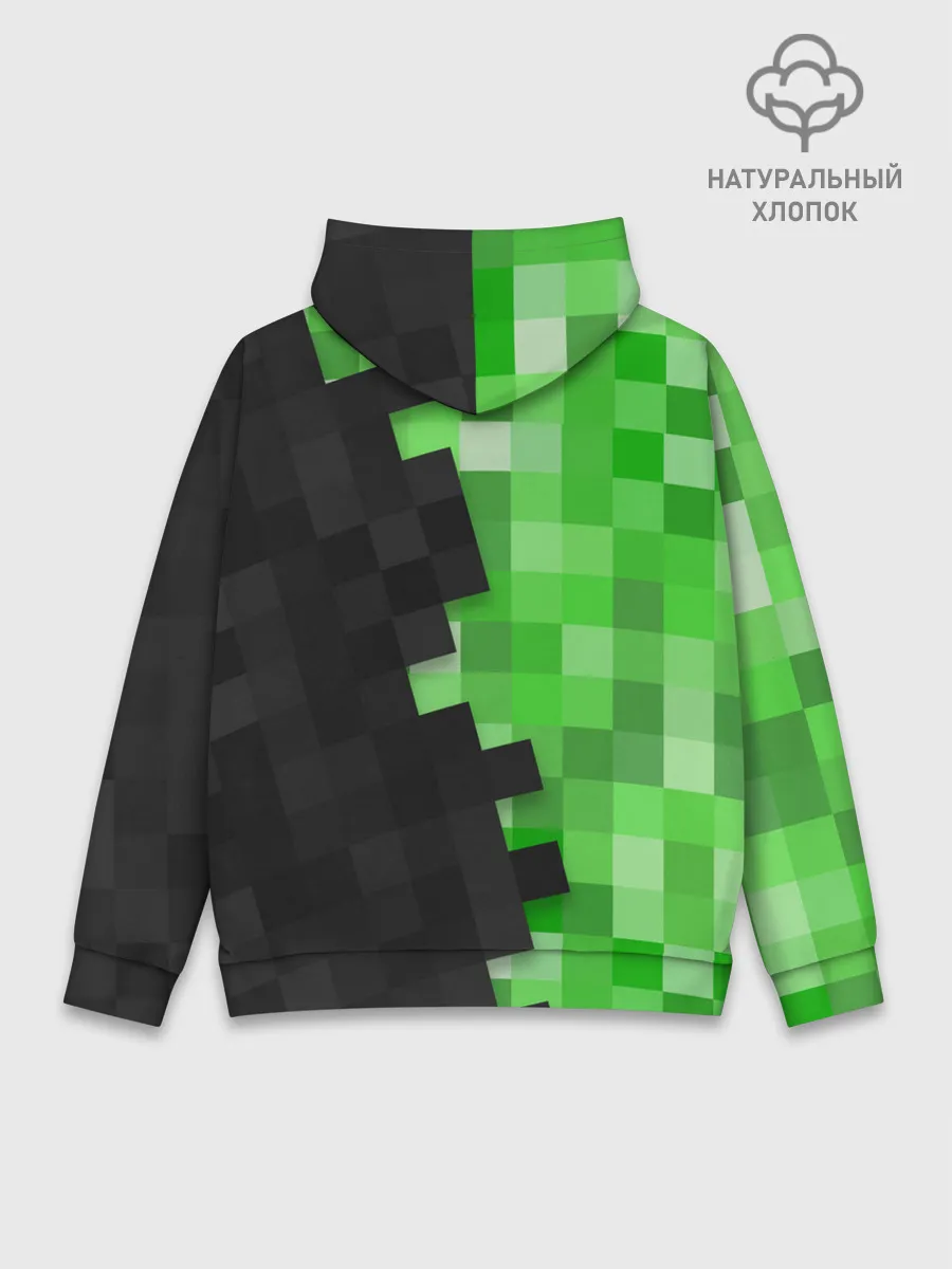 Худи мужской база хлопок / Minecraft EARTH