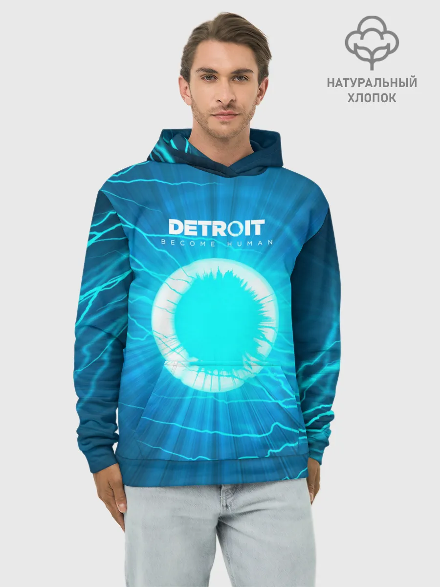Худи мужской база хлопок / Detroit: Вecome Human