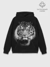 Худи мужской база хлопок / Тигр