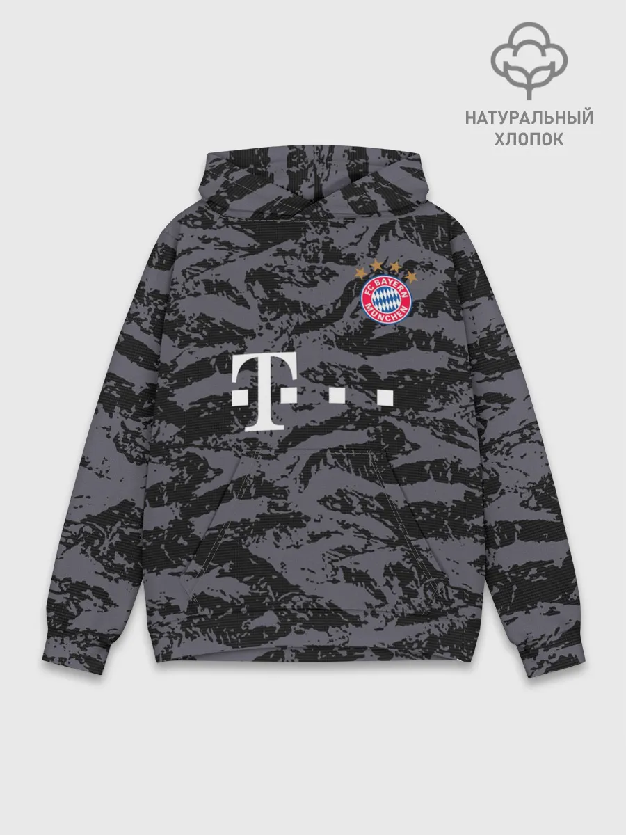 Худи мужской база хлопок / Bayern away gk 18-19