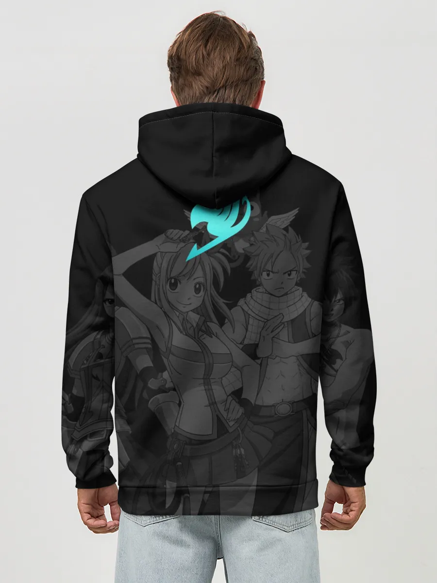 Худи мужской база хлопок / банда Фейри Тейл