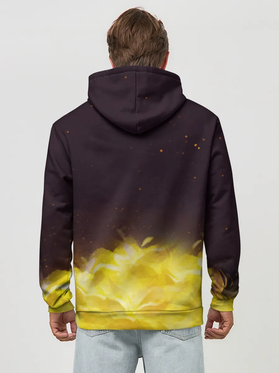 Худи мужской база хлопок / Фриск и Азриэль - UNDERTALE