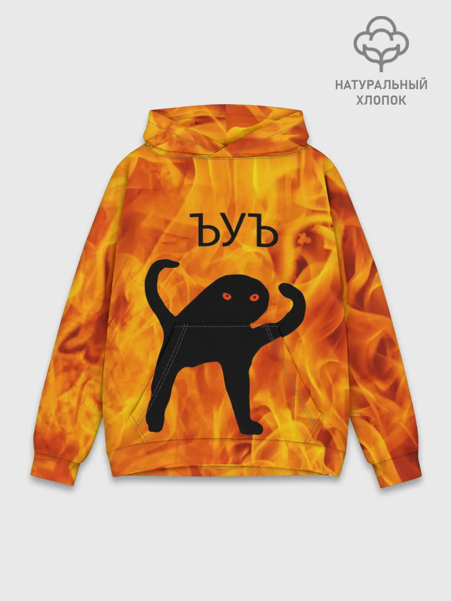 Худи мужской база хлопок / ЪУЪ СЪУКА