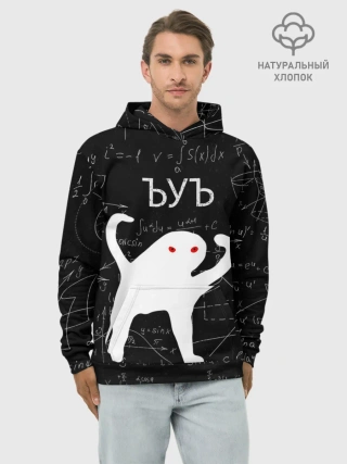 Худи мужской база хлопок / ЪУЪ МАТЕМАТИКА