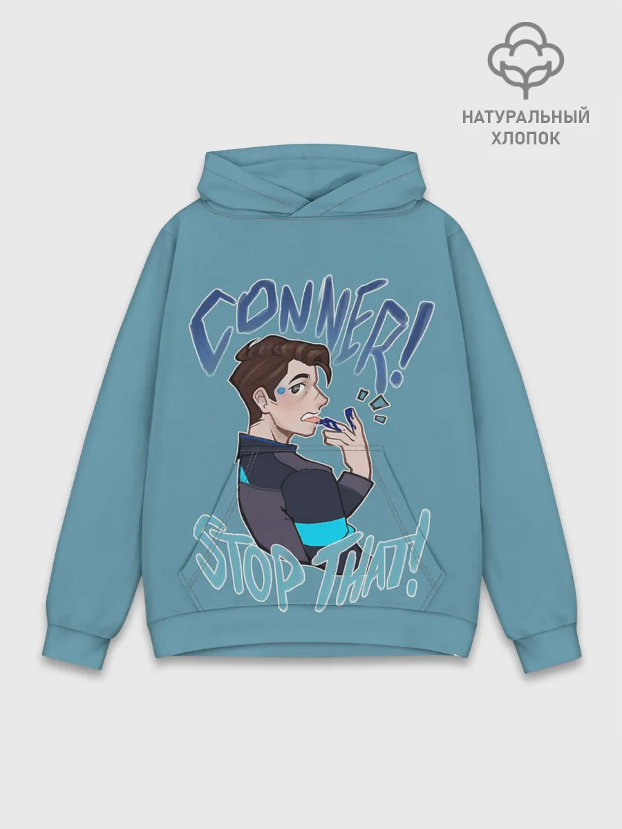 Худи мужской база хлопок / CONNER STOP