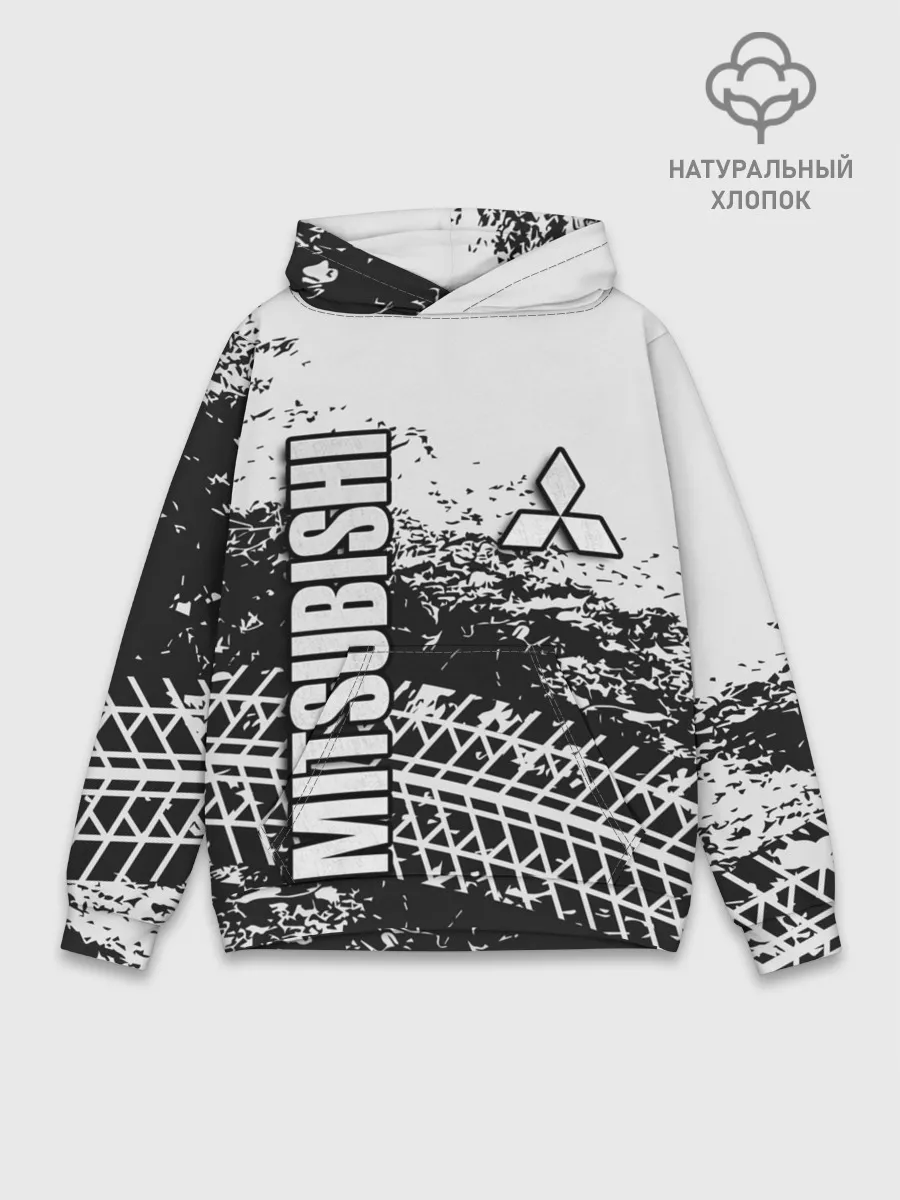 Худи мужской база хлопок / Mitsubishi