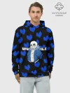 Худи мужской база хлопок / Undertale.