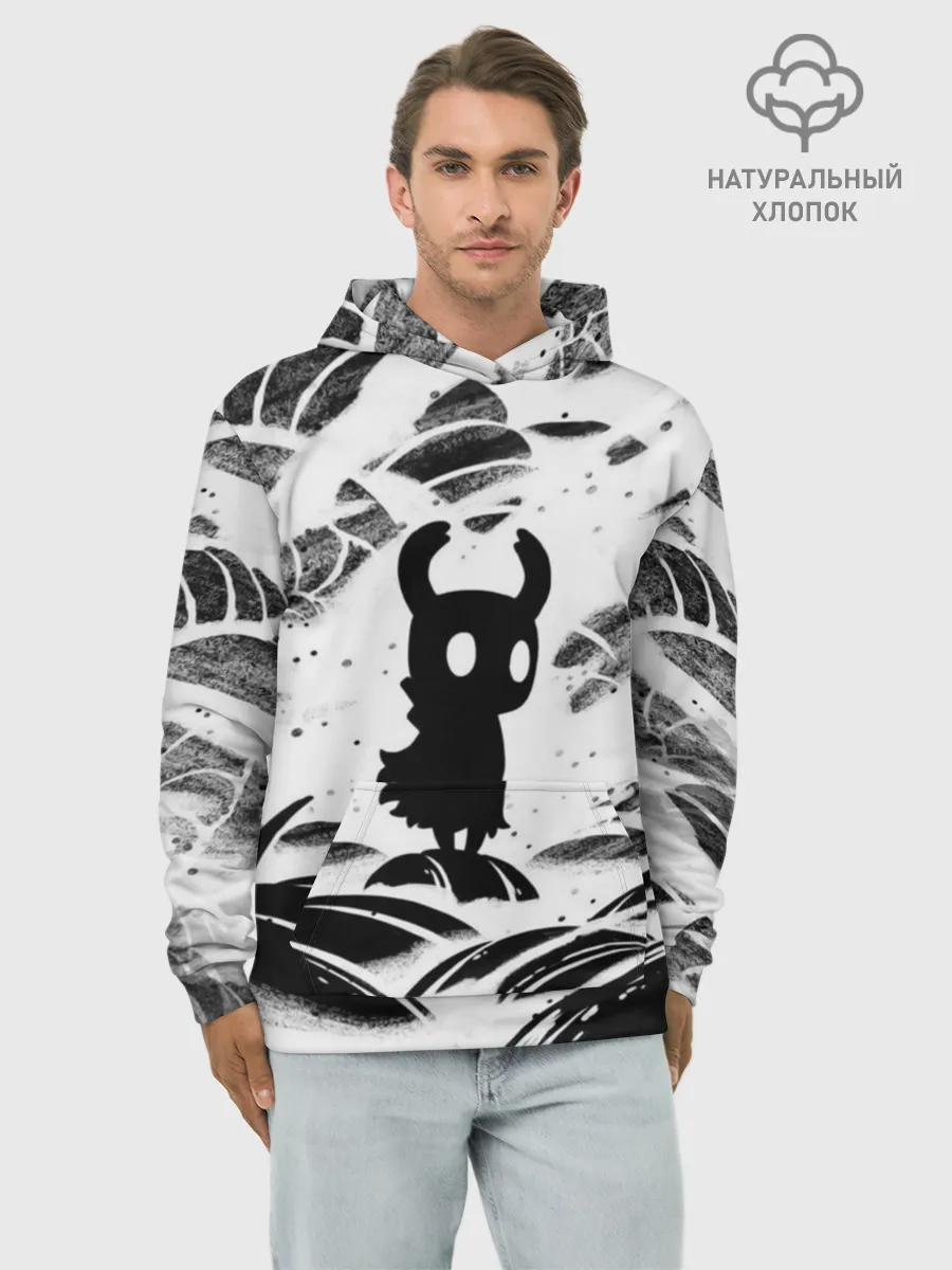 Худи мужской база хлопок / Hollow Knight