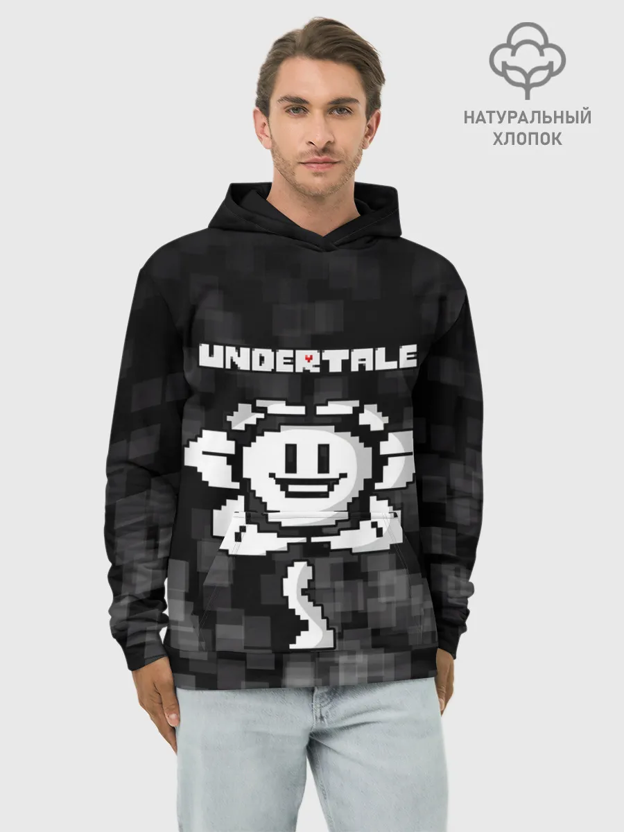 Худи мужской база хлопок / Undertale.