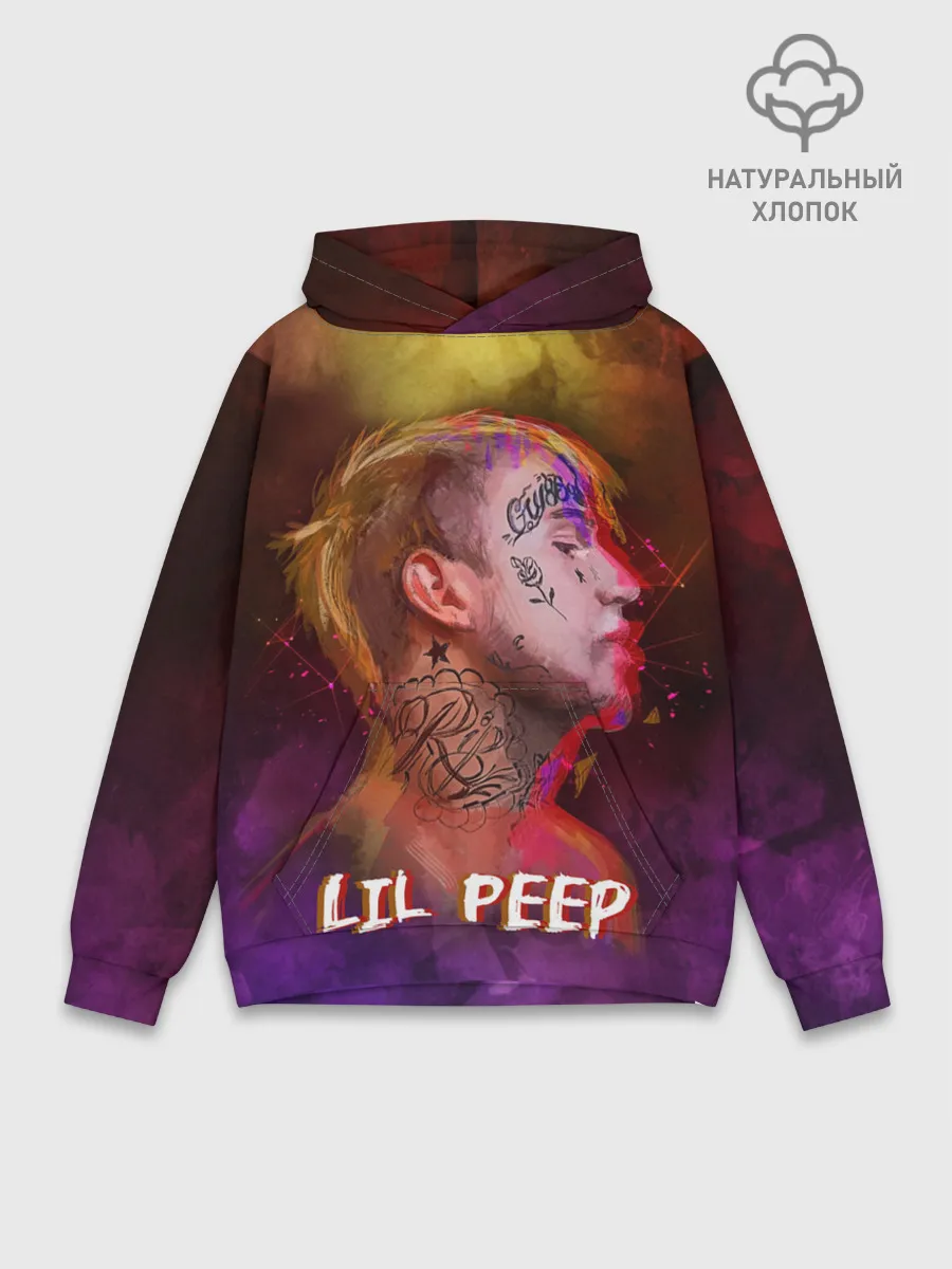 Худи мужской база хлопок / Lil Peep ART
