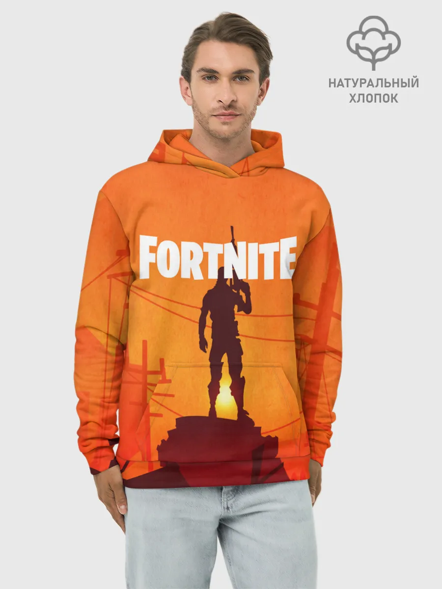 Худи мужской база хлопок / Fortnite.