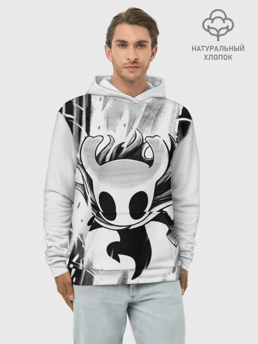 Худи мужской база хлопок / Hollow Knight