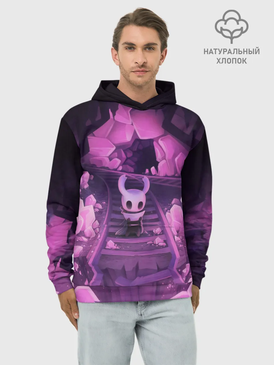 Худи мужской база хлопок / Hollow Knight