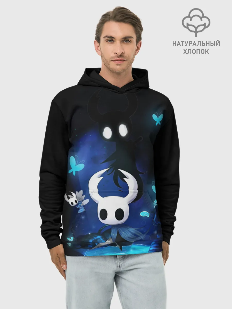 Худи мужской база хлопок / Hollow Knight