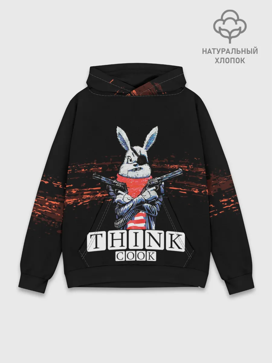 Худи мужской база хлопок / Кролик с Пистолетами: Измайлов