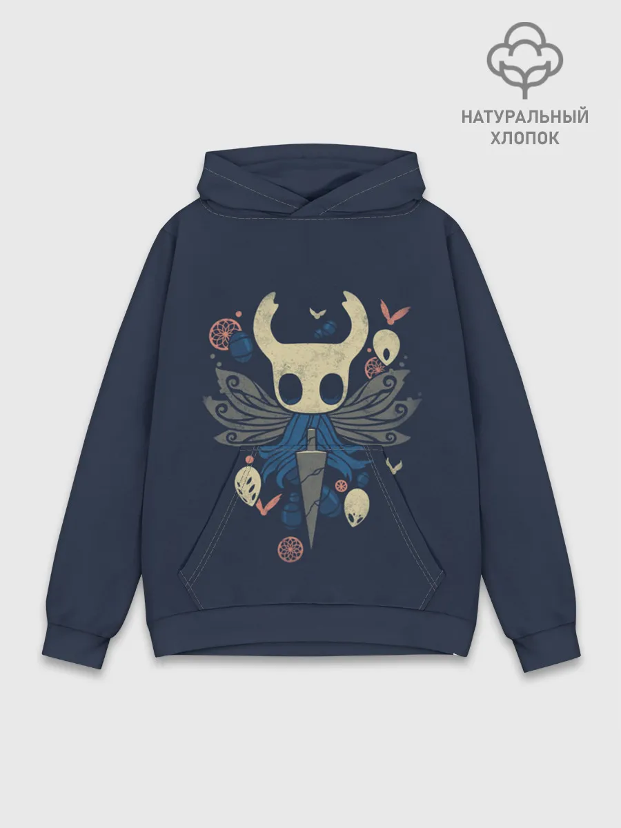 Худи мужской база хлопок / Hollow Knight