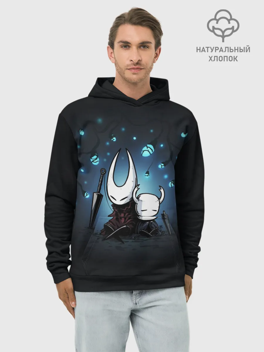 Худи мужской база хлопок / Hollow Knight