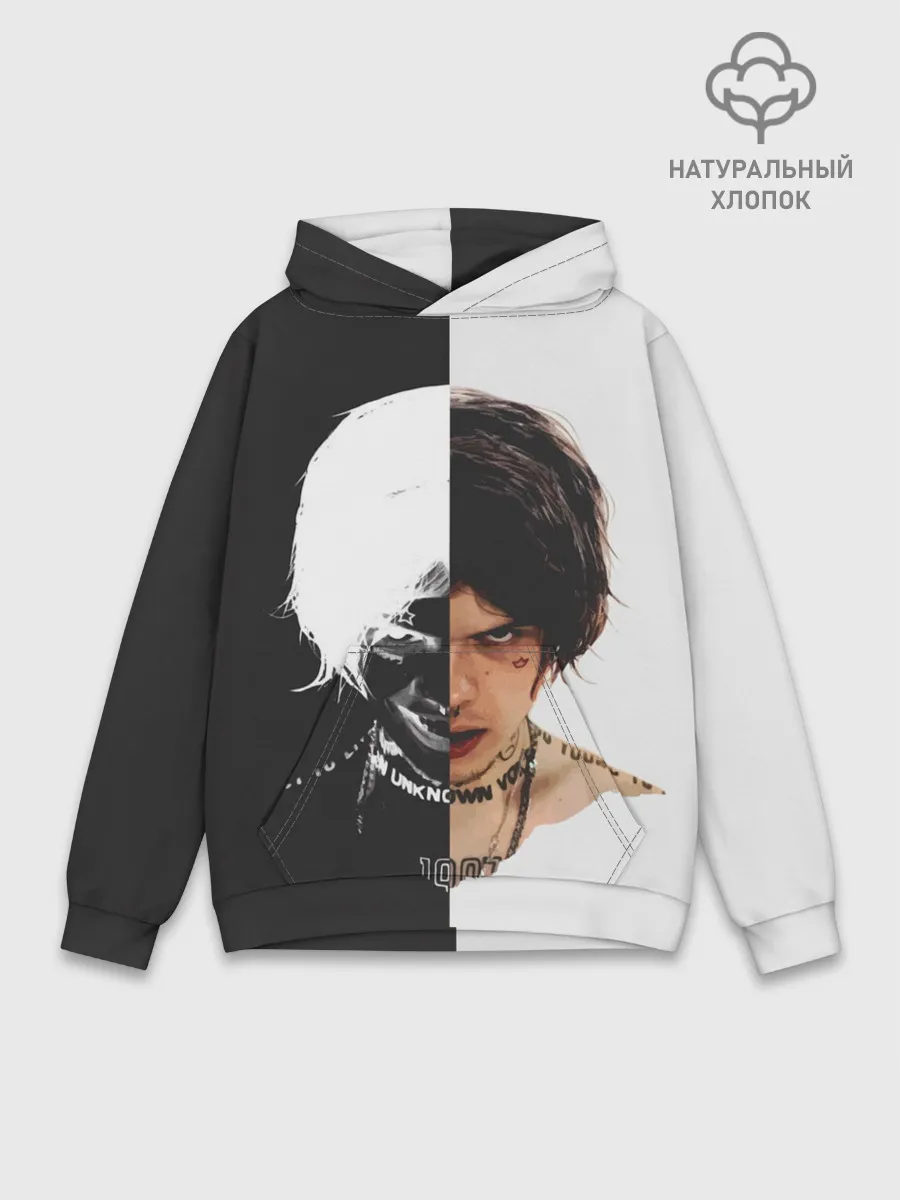 Худи мужской база хлопок / ДЖИЗУС - PNZSVNS