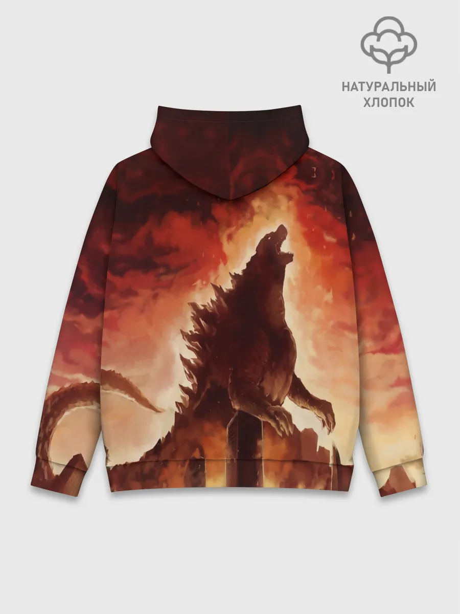 Худи мужской база хлопок / GODZILLA