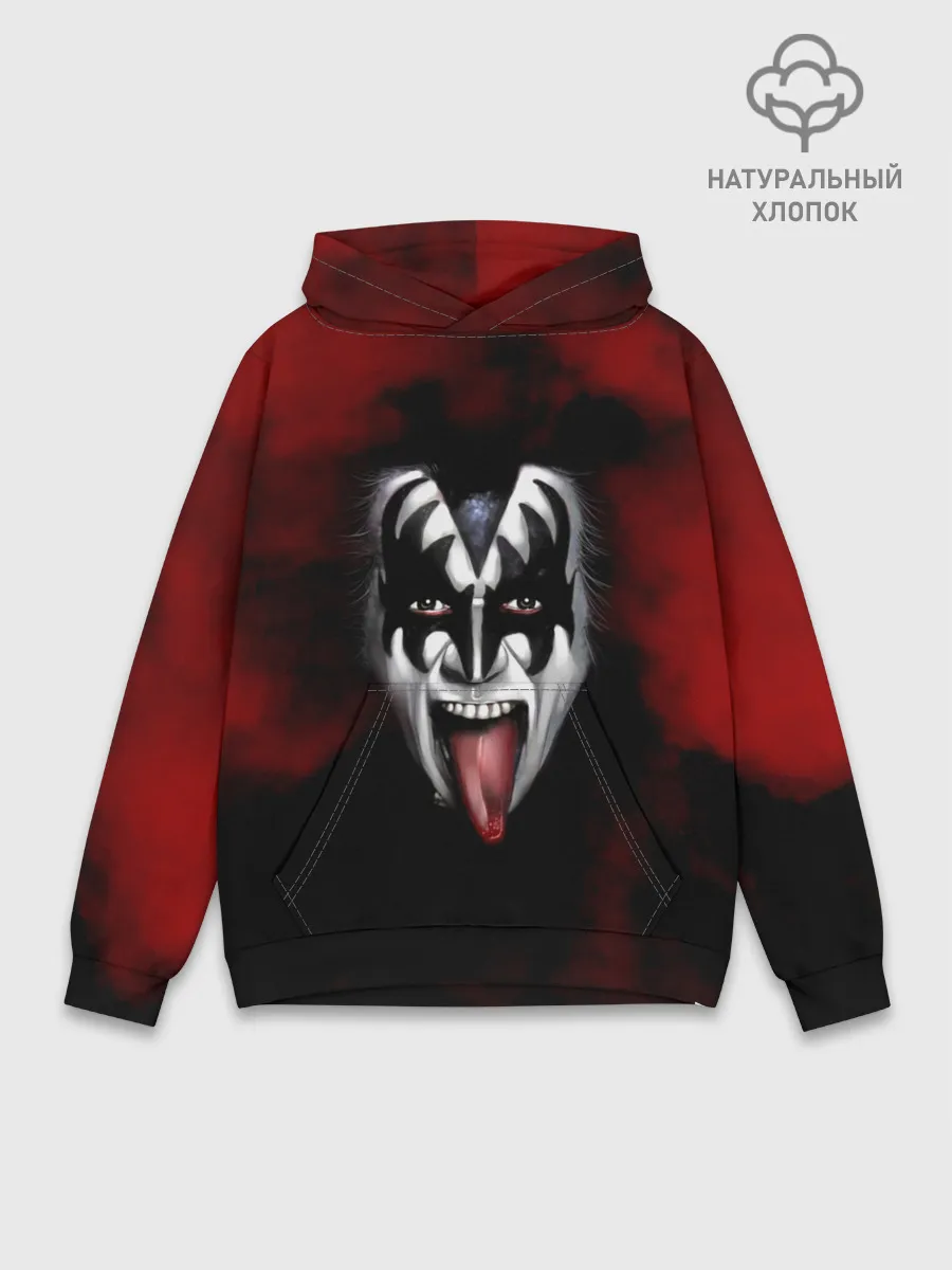 Худи мужской база хлопок / Kiss