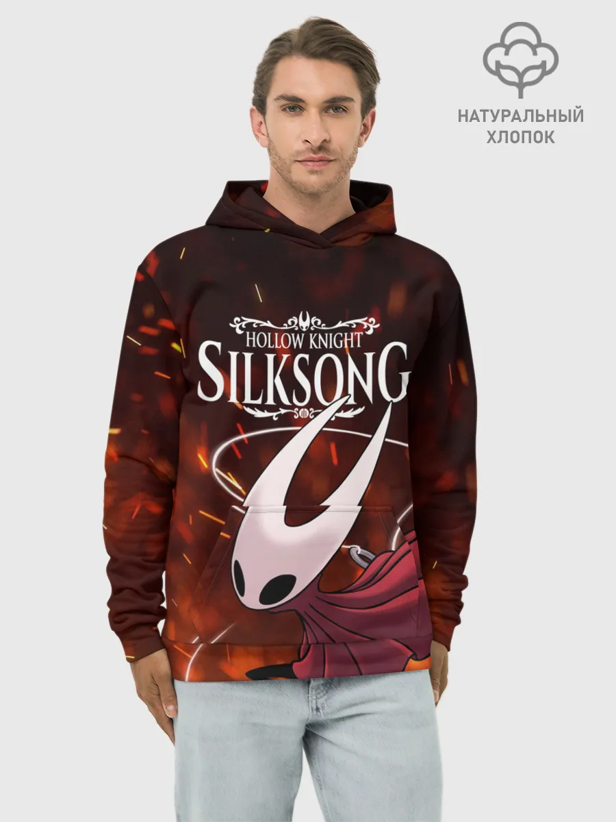 Худи мужской база хлопок / Hollow Knight: SILKSONG