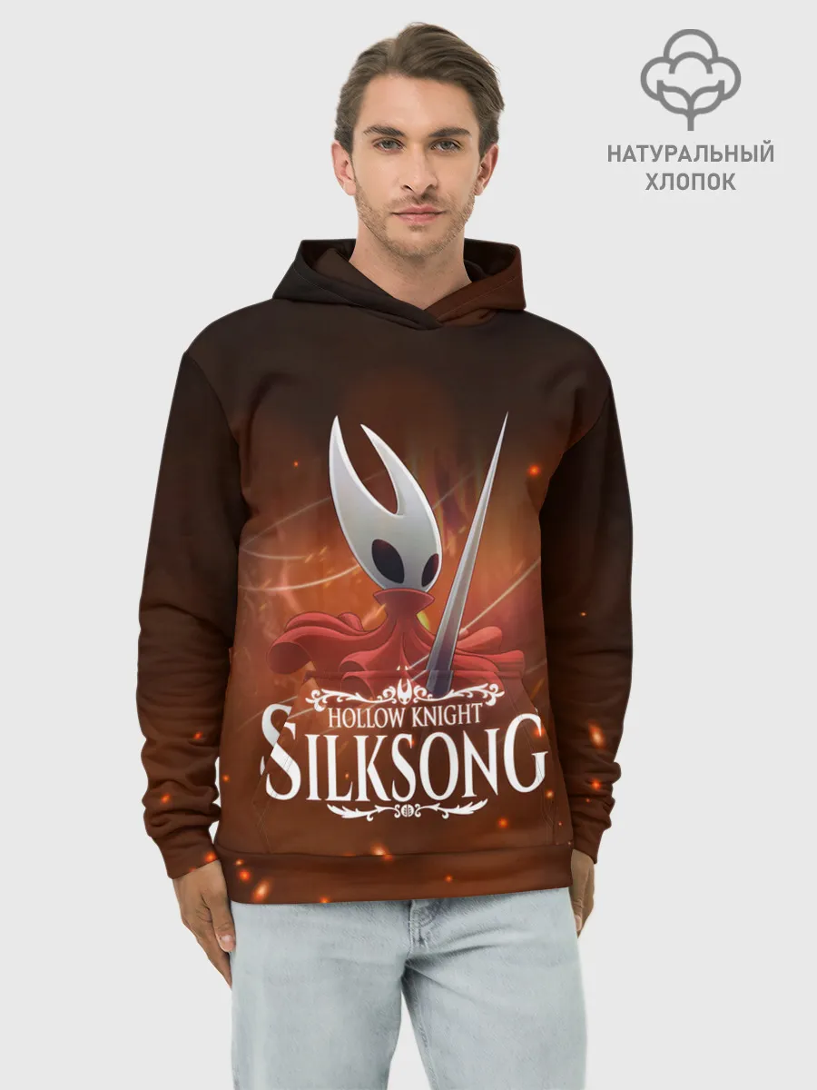 Худи мужской база хлопок / Hollow Knight: SILKSONG