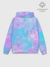 Худи мужской база хлопок / Мрамор Tie Dye
