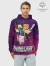 Худи мужской база хлопок / Minecraft