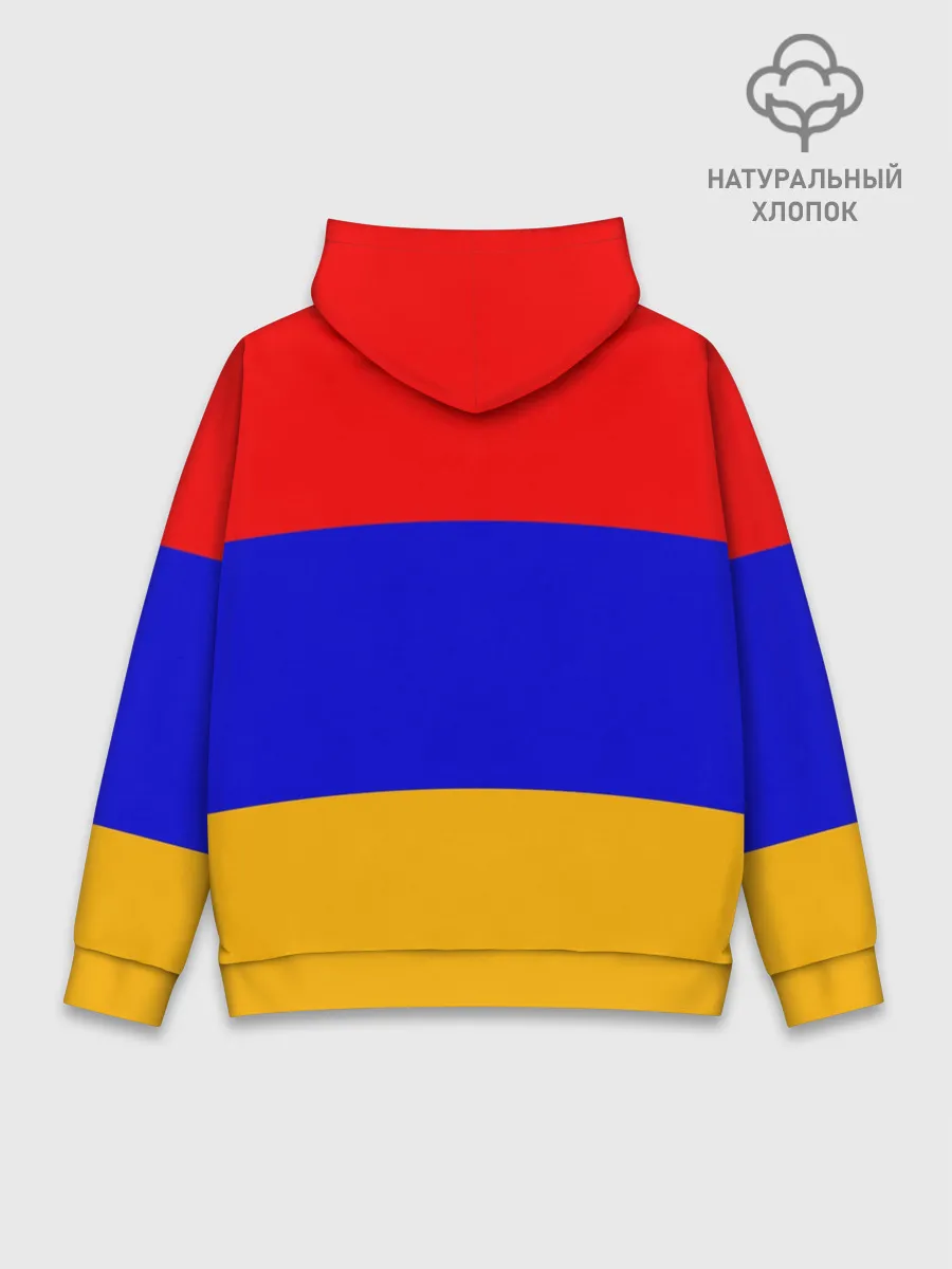 Худи мужской база хлопок / Армения. Флаг.