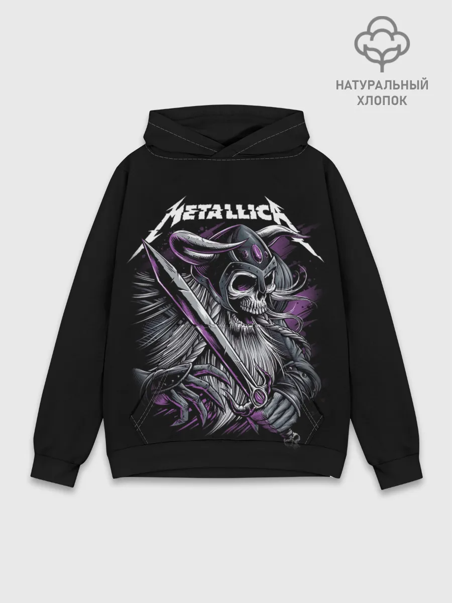 Худи мужской база хлопок / Metallica