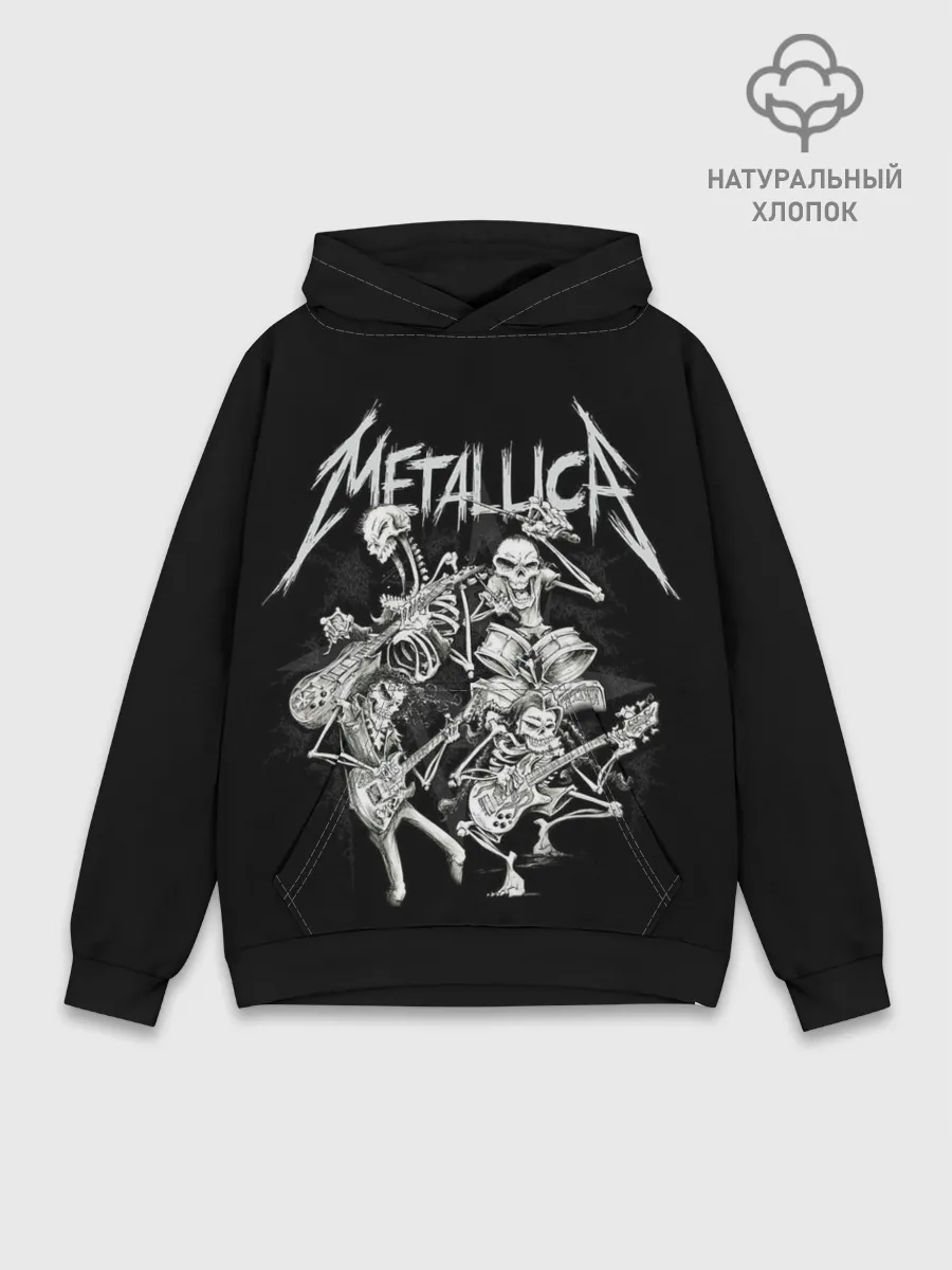 Худи мужской база хлопок / Metallica