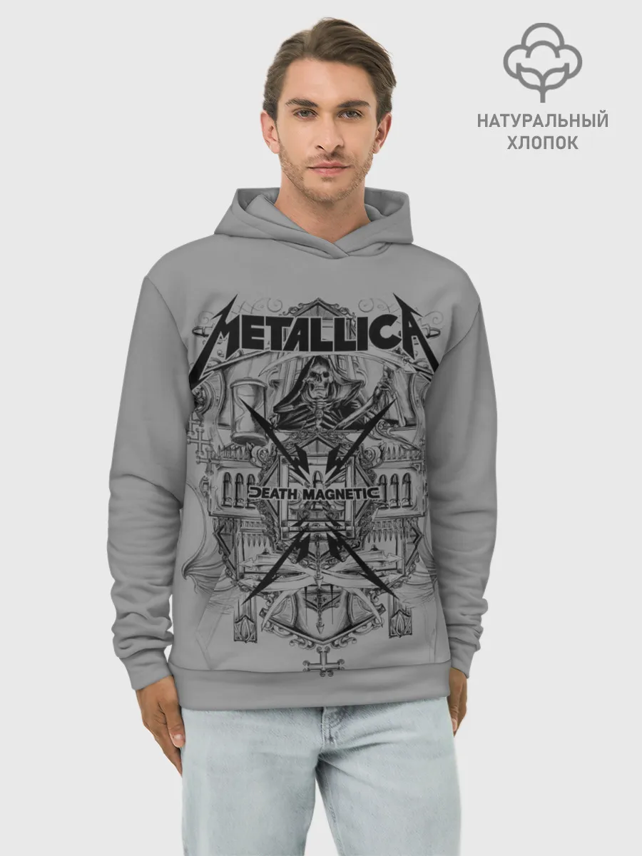 Худи мужской база хлопок / Metallica