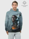 Худи мужской база хлопок / Сэм - DEATH STRANDING