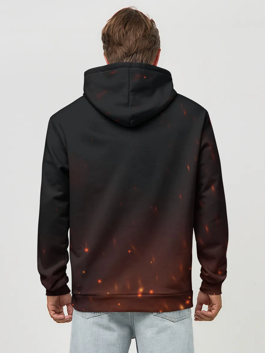 Худи мужской база хлопок / DEATH STRANDING - Cliff