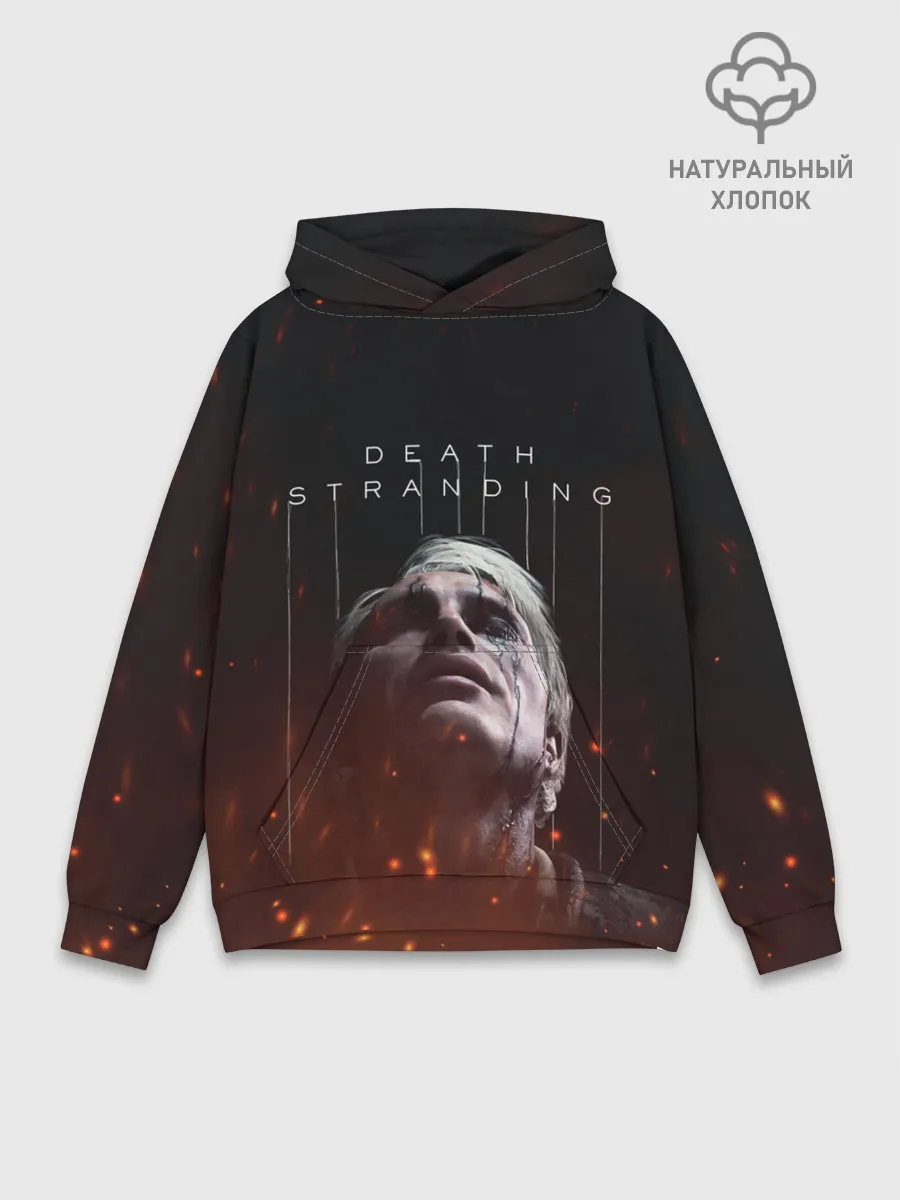 Худи мужской база хлопок / DEATH STRANDING - Cliff